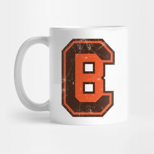 CB Football Monogram - White Mug